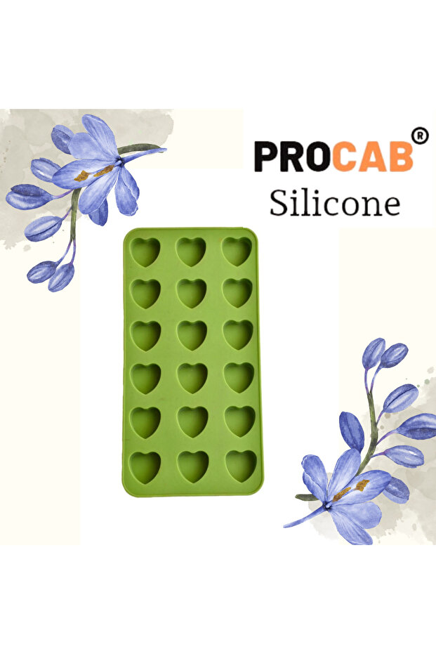 silicone kalp’li buz kalıbı