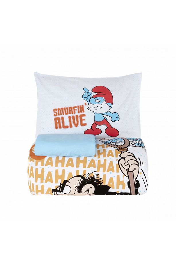 Smurfs Catch Tek Kişilik Nevresim Takımı - 1