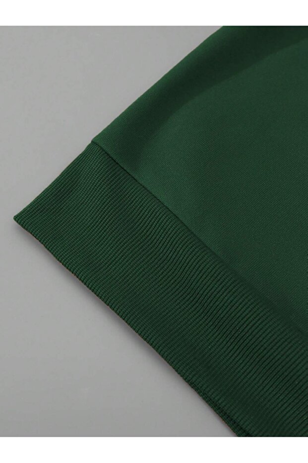 Bear Patterned Thermal Lined Sweat Green - 3