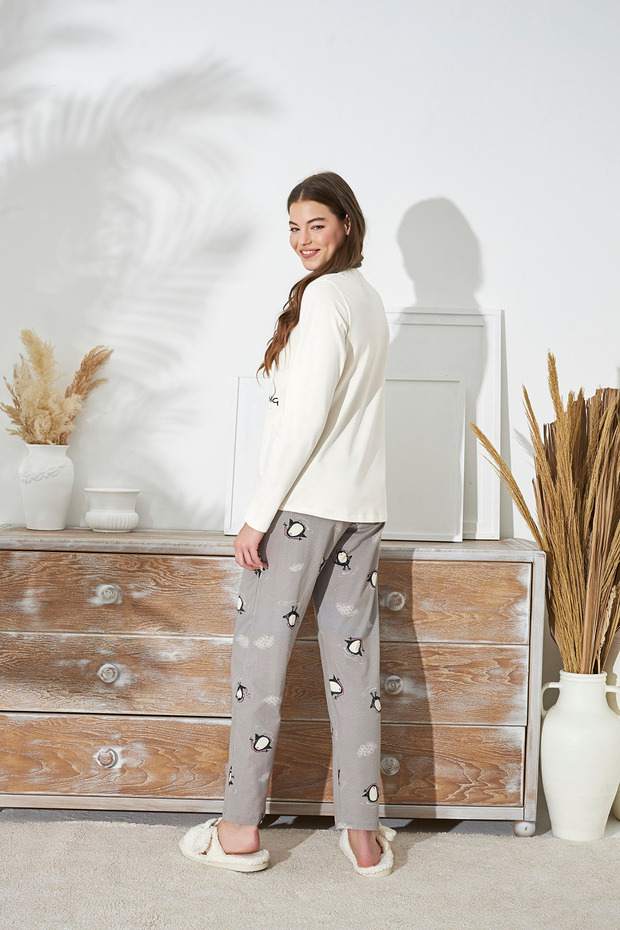 14973 بدلة بيجامة مطبوعة - 3