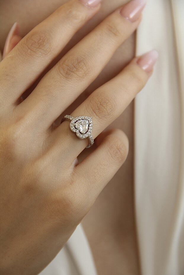 خاتم باندرا من حجر الزركون قابل للتعديل - 1