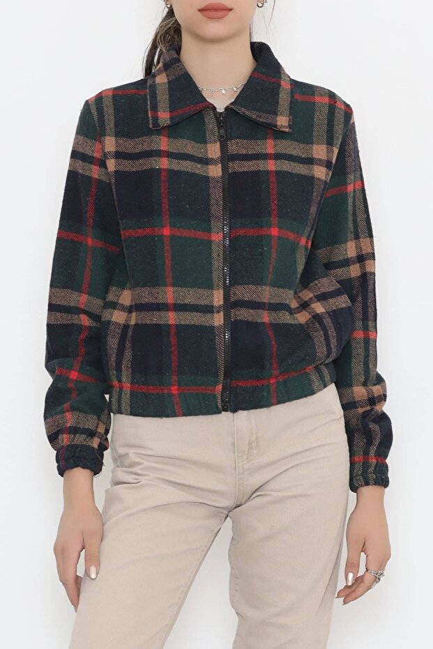 Patterned Stamp Jacket - 1