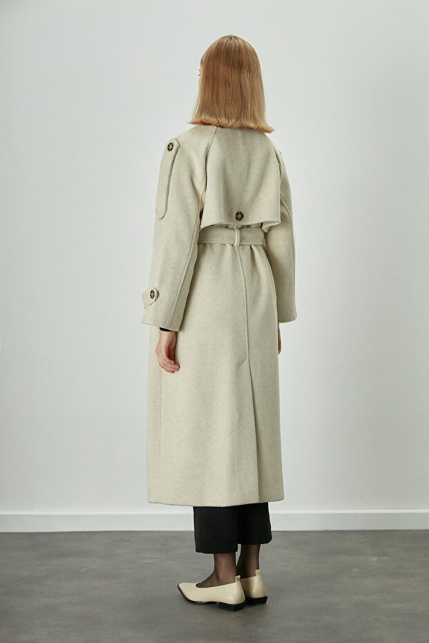 PREMIUM KAŞE TRENÇ KABAN BEJ - 7