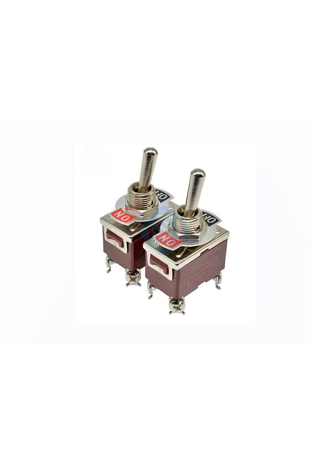 2 ADET-Toggle Switch 3P ON-OFF Ø12mm Araba Tekne Rocker Geçiş Anahtarı - 3