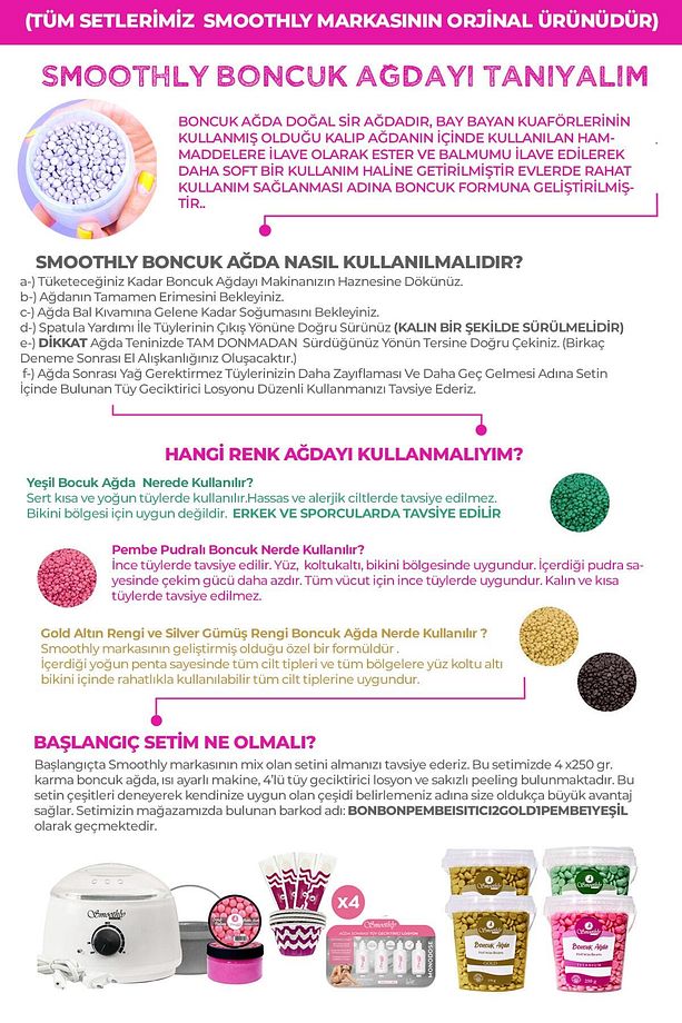 8 Parça Pudralı Boncuk Ağda Soyulabilen Yüz Ağdası + Karınca Yumurta Yağı + Spatula Seti - 2