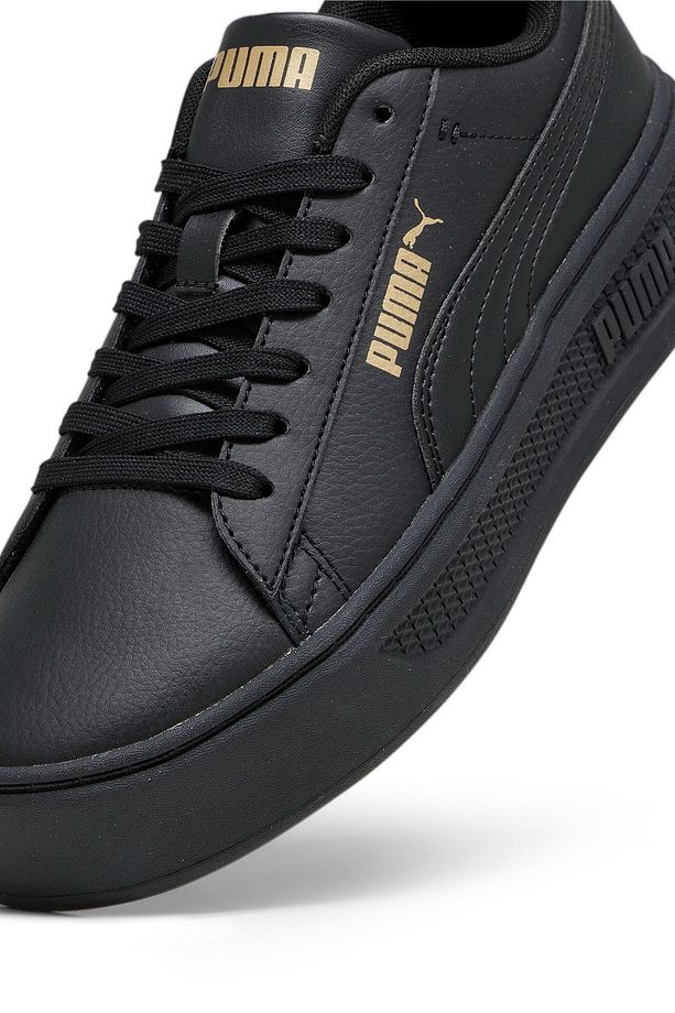 390758 07 Smash Platform V3 Kadın Siyah Sneaker - 5