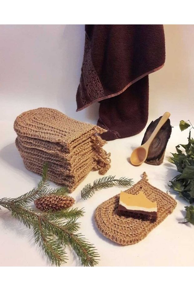 Jute straw natural bath scrub washcloth, bath hand scrub, organic scrub scrub