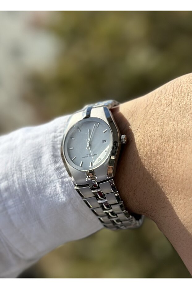 STAINLESS STEEL MEN'S WRISTWATCH