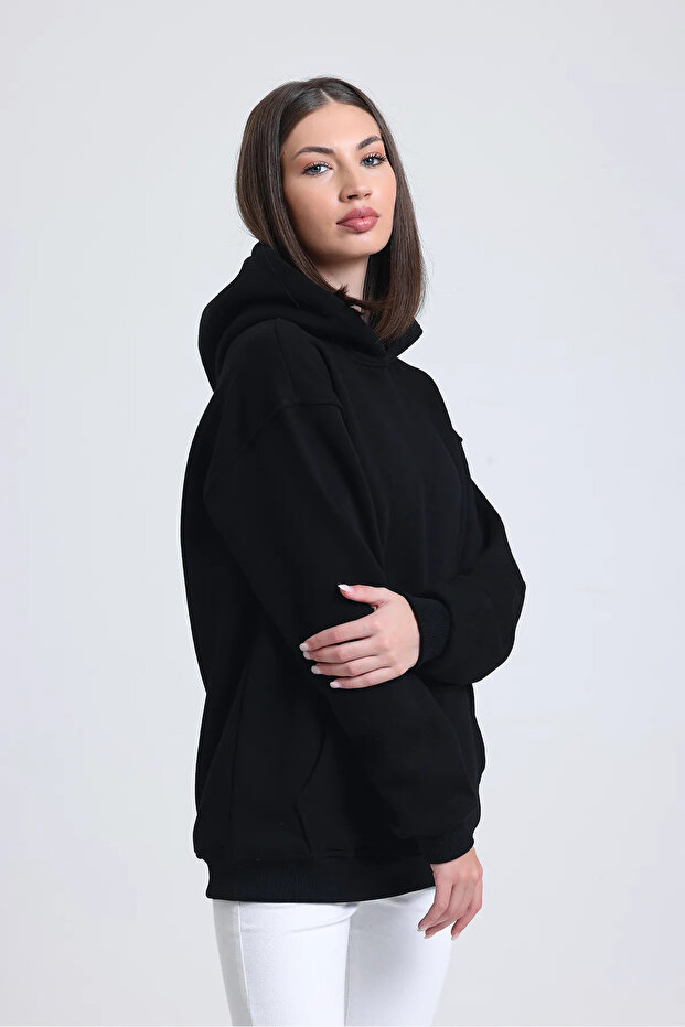 Basic Hooded Sweatshirt - 4
