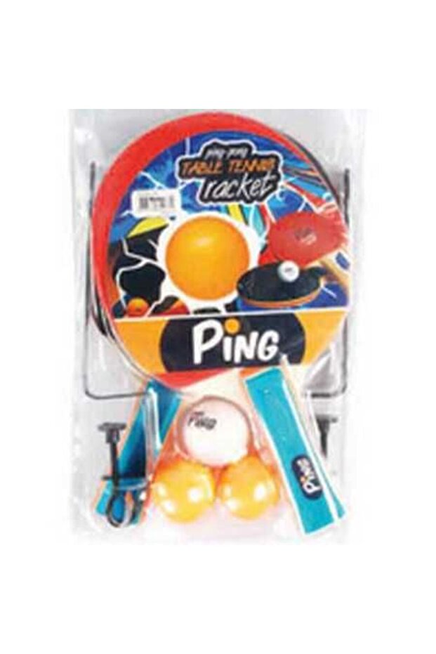 Table Tennis Racket Set with Mesh - 1