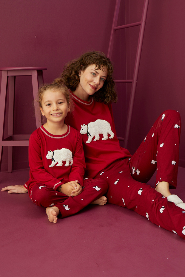 PAMUKLU PİJAMA TAKIM - 1