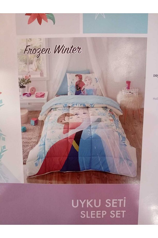 ÖZDİLEK FROZEN WİNTER TEK KİŞİLİK UYKU SETİ SLEEP SET - 3