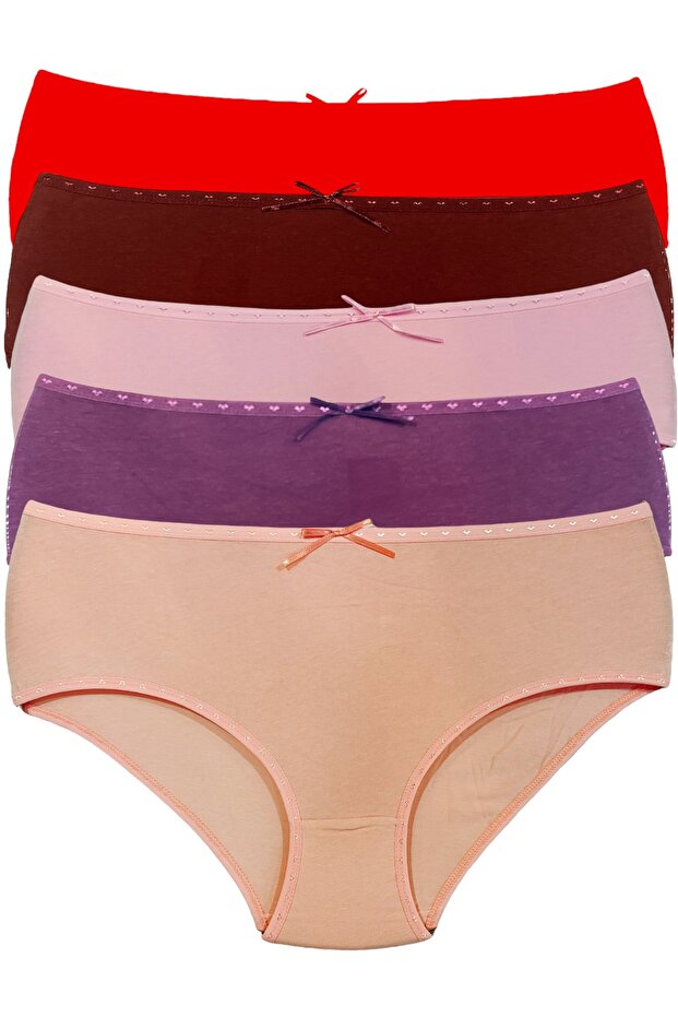 High Waist 5-Piece Bato Panties 5010-2