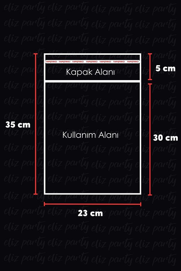 23x35cm Şeffaf Bantlı Yapışkanlı Parlak Jelatin Poşet Hediye Çeyiz Aksesuar Paketleme Poşeti 100 Ad - 2