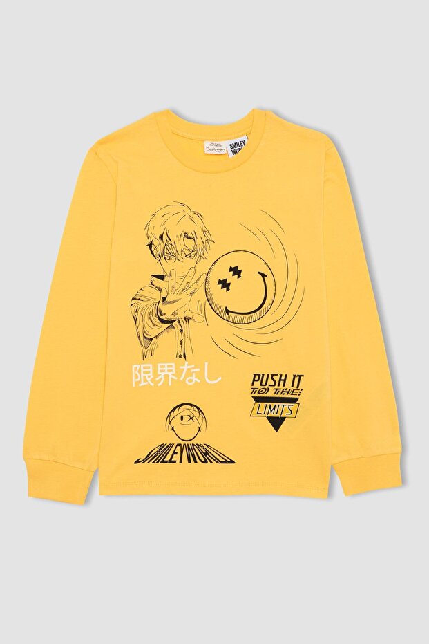 Erkek Çocuk Smileyworld Uzun Kollu Pijama Takımı B4181a823wn - 2