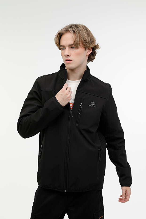 ML SOFTSHELL TRCK TOP 3PR Siyah Erkek Softshell - 6