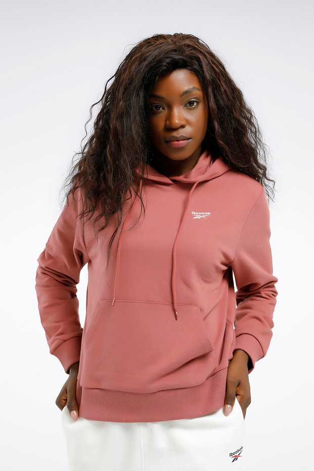 RI SL FRENCH TERRY HOODIE Pink Women's Sweatshirt