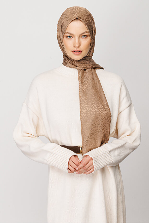 شال جاكار لامع بنمط فوريفر - 5