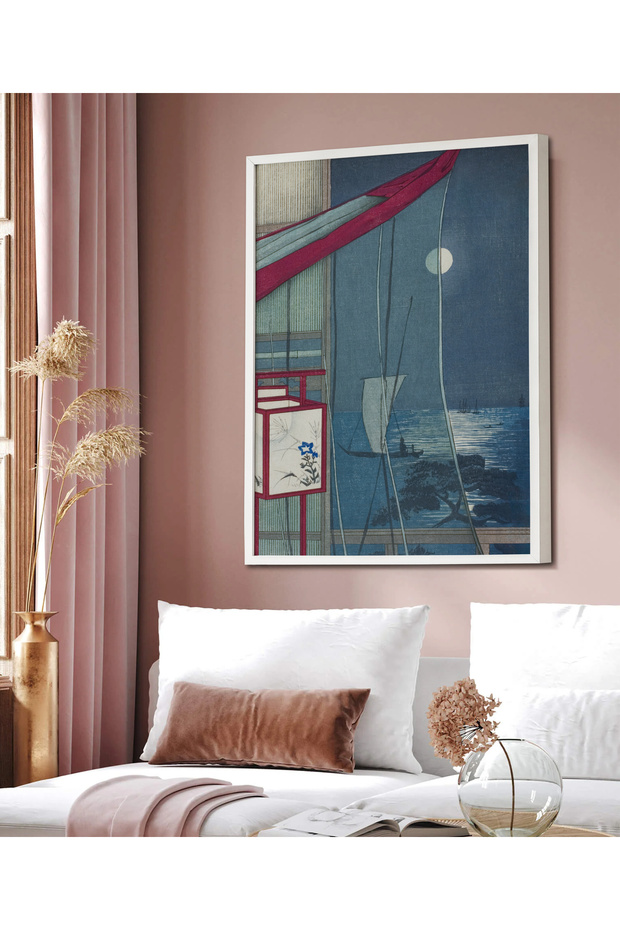 Framed Single Painting Sailboat Series Classic Poster Painting Tk/116