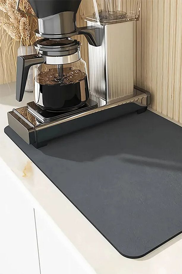 Sihirli Bulaşık Yıkama Kurulama Matı Bulaşık Kurutma Matı Katlanabilir Tezgah Üstü Ped 40x30 Cm - 4