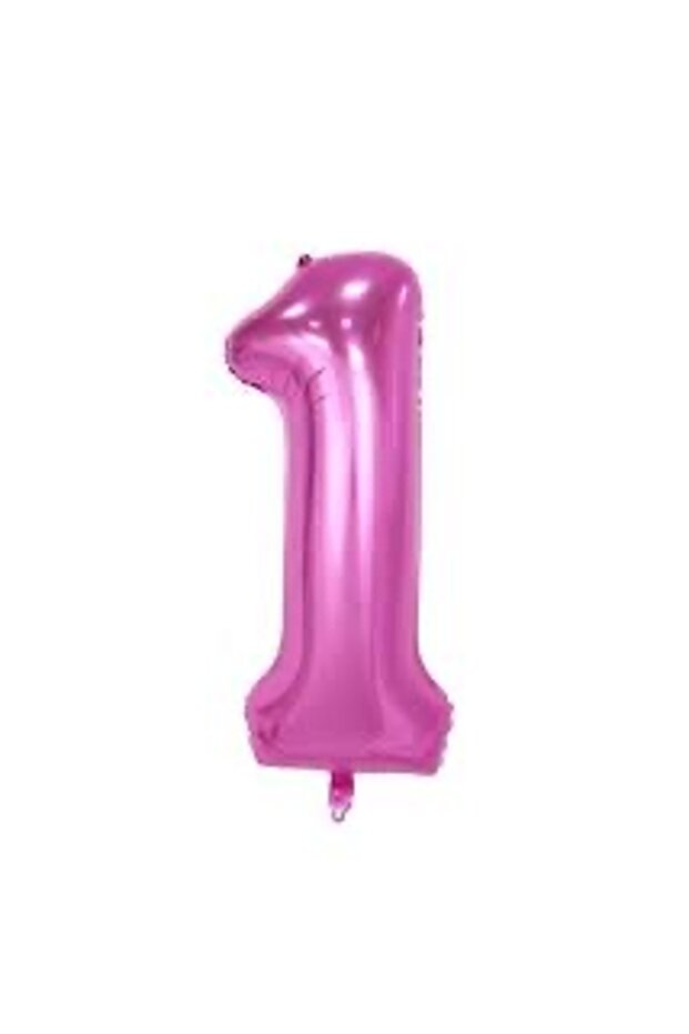 Pink 1 Foil Balloon 40 inch 100 cm
