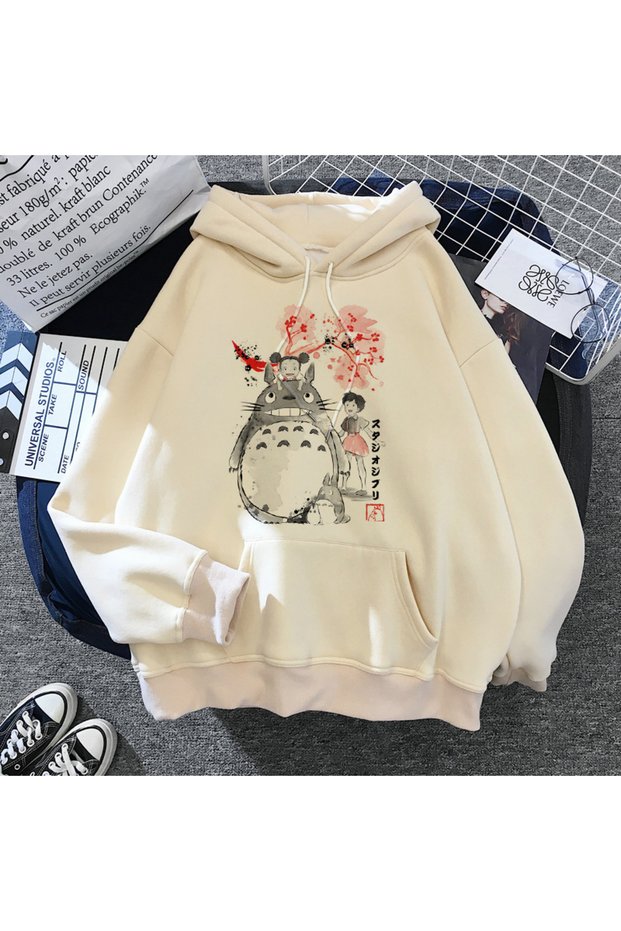 My Neighbor Totoro Harajuku hoodie Ghibli Model46