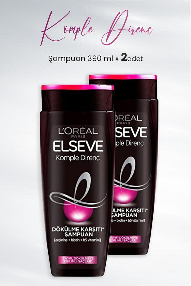 Komple Direnç Dökülme Karşıtı Şampuan 390 ml X 2 Adet - 1