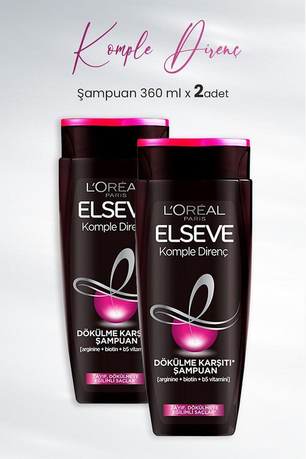 Komple Direnç Dökülme Karşıtı Şampuan 360 ml X 2 Adet - 1