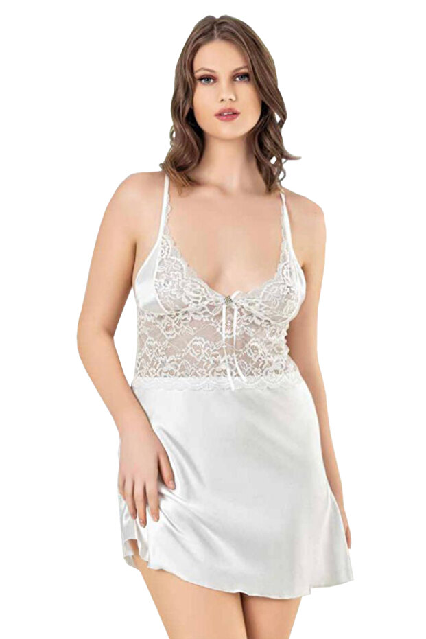White Plus Size Nightgown