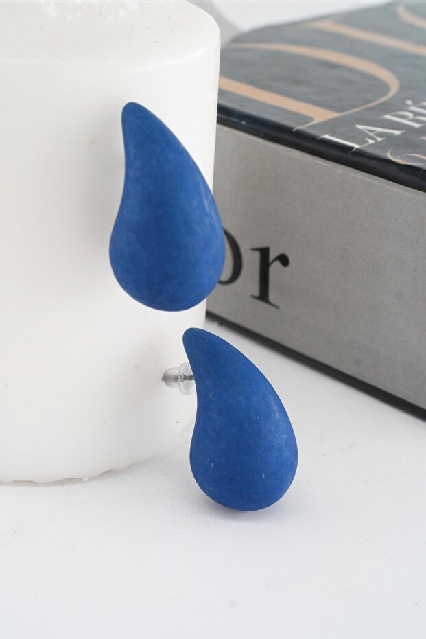 Women's Vip Series Water Drop Model Earrings Blue