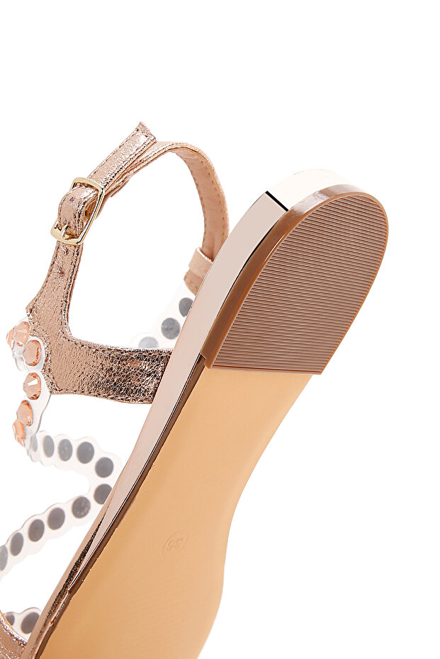 Kadın Taşlı Sandalet - 8