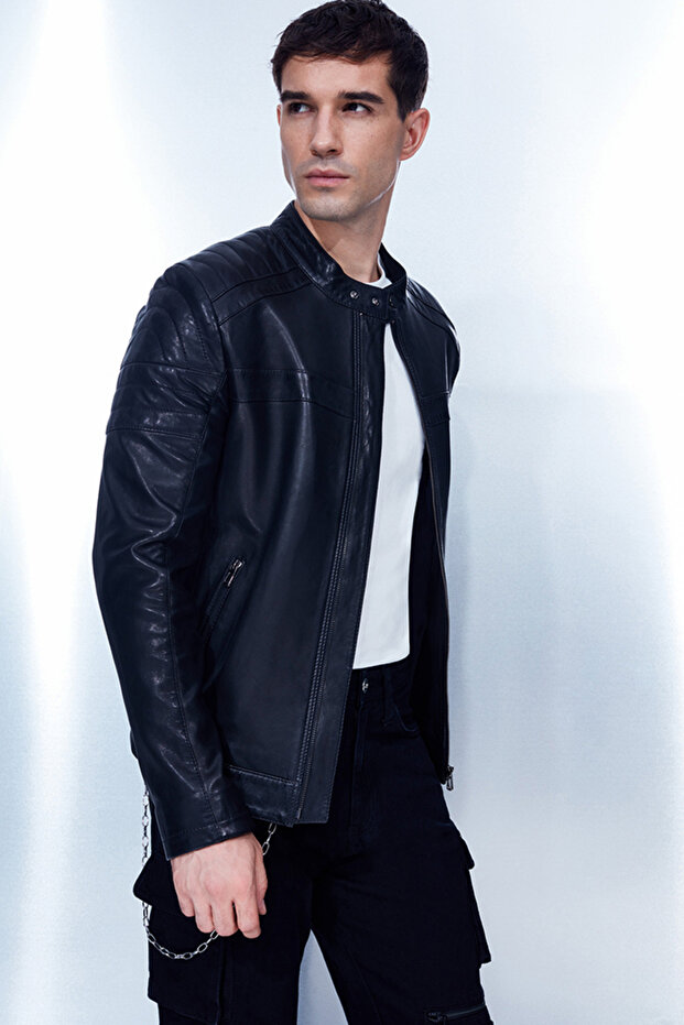 Duncan Erkek Deri Ceket - 1