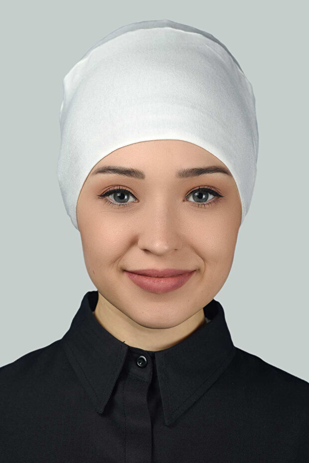 قبعة نسائية عملية من القطن الممشط برباط إكرو