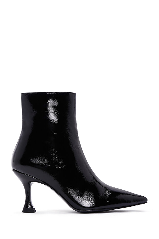 Women's Patent Leather Thin Heeled Boots