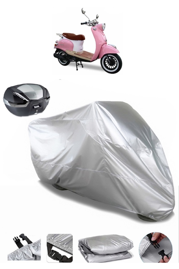Motolux Legendary 50 Rear Bag Compatible Motorcycle Tarpaulin Waterproof Durable Fabric