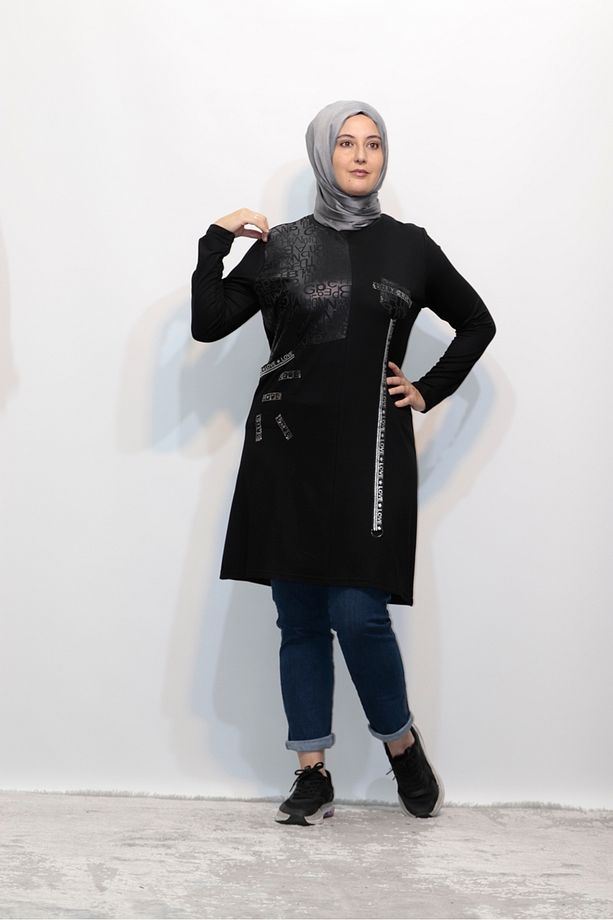 VARAKLI GARNİLİ ŞERİT AKSESUAR TAŞLI WORTEX TUNİK - 2