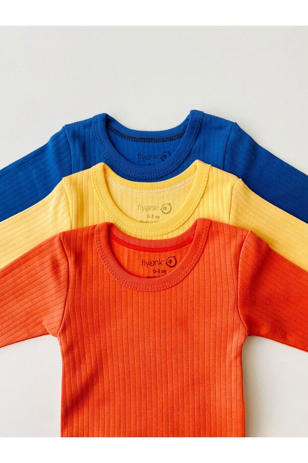 بدلة قطعة واحدة مكونة من 3 قطع من القطن بنسبة 100% - 4