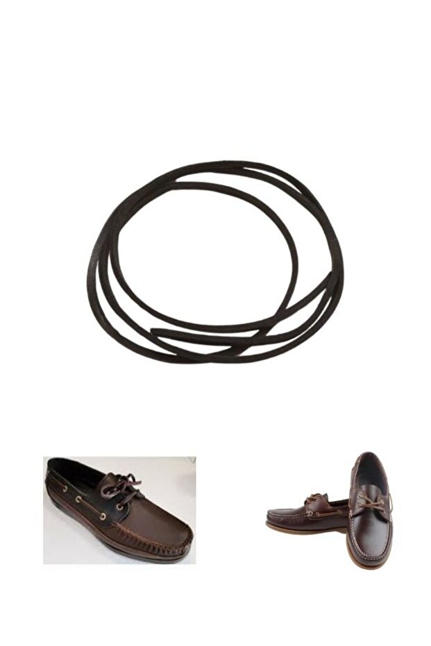 Leather Shoelaces, Timberland Dexter, Leather Laces Suitable for Shoes, 1 Piece BLACK - 100 cm