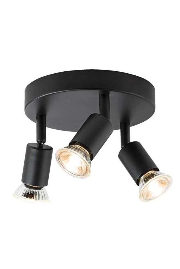 MYLİGHTS ÜÇLÜ LED AVİZE LED APLİK 20 CM KASA GÜN IŞIĞI LED AMPULLÜ panasonıc ampullü - 1