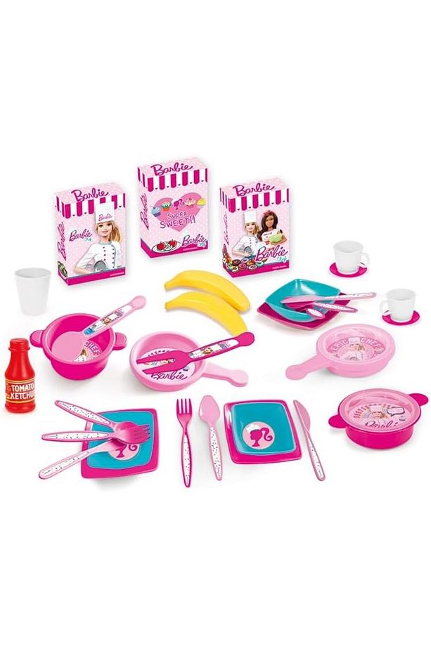 Barbie Mutfak Seti 3 Lü - 3