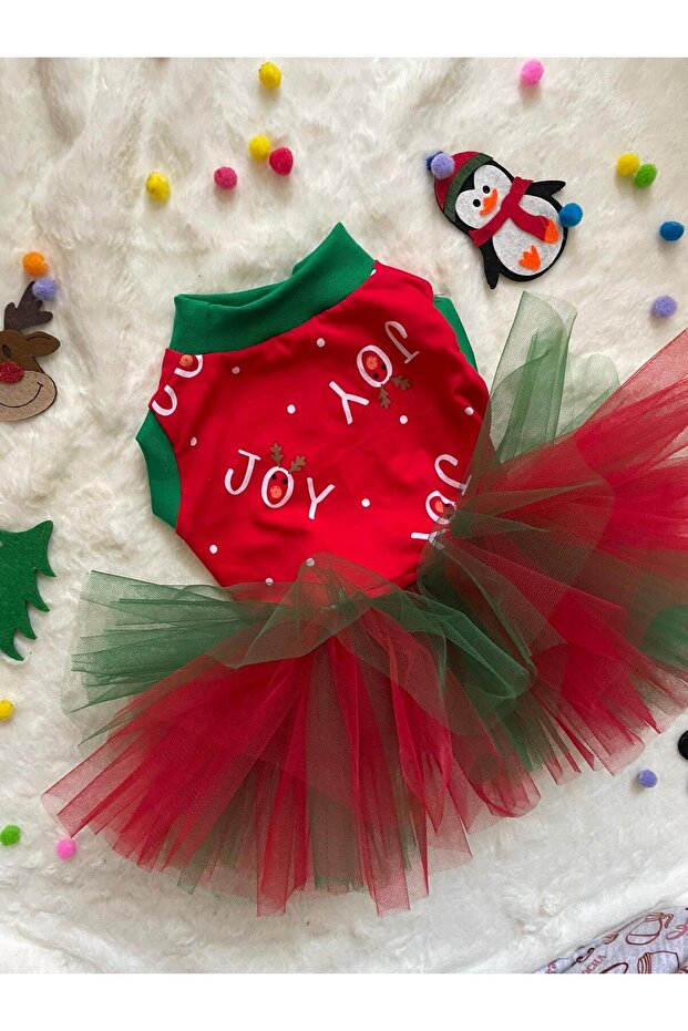 Cat Dog Christmas Christmas Tutu Dress