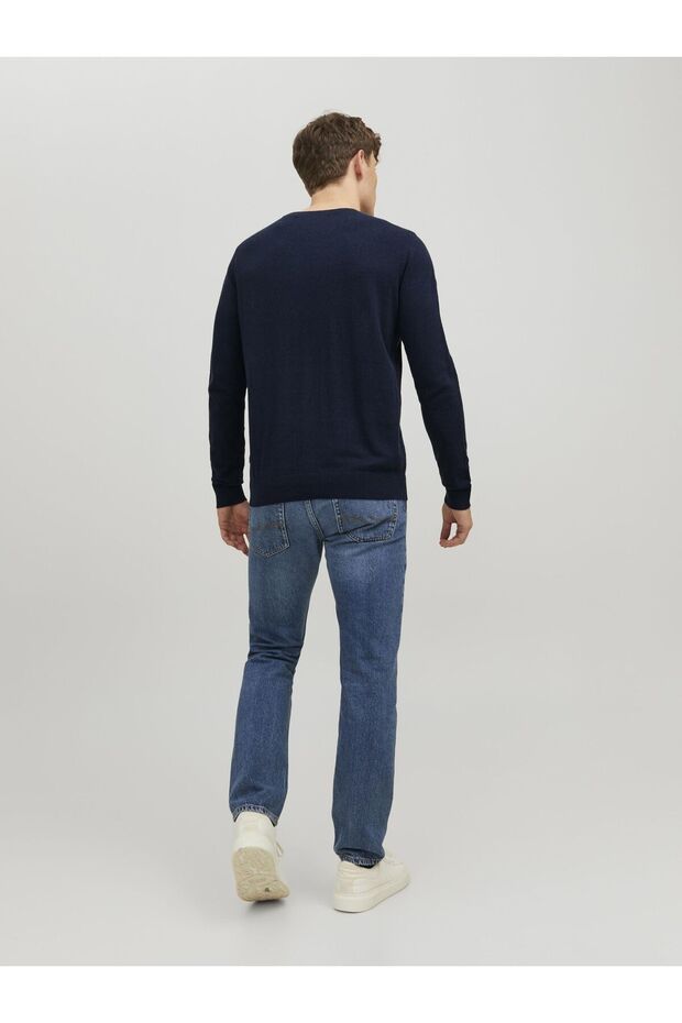 Strickpullover Einfarbig Strickpullover - 3