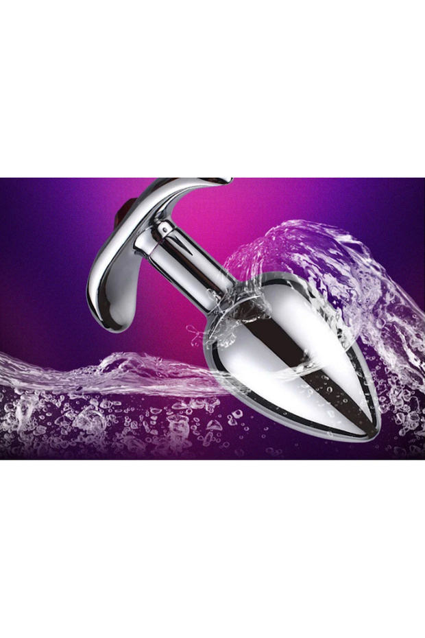 Anal Plug Metal Çapa Large - 4