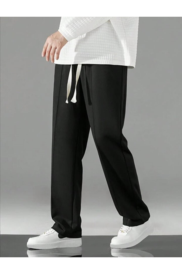 BRANND MAN Oversize Seasonal Sweatpants with Stripe Detail