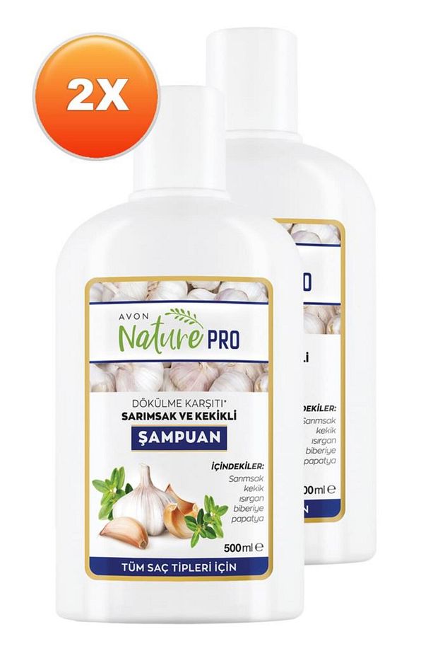 Nature Pro Sarımsak Ve Kekikli Şampuan 500 Ml. Ikili Set - 1