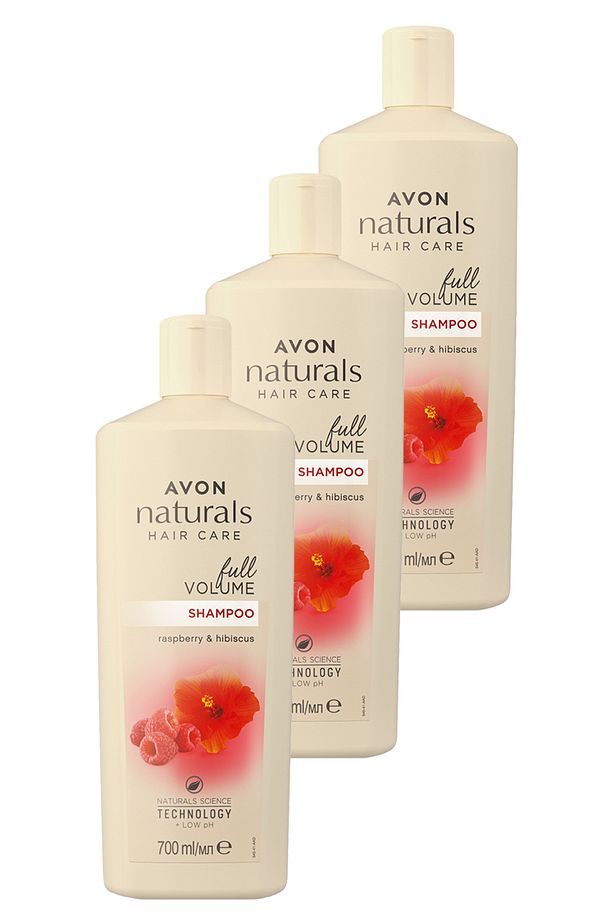 Böğürtlen Ve Hibisküs Özlü Şampuan 700 Ml. Üçlü Set - 1