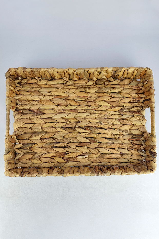 Wicker Rectangular Serving Presentation Tray 40 Cm - Thn39086 C1-1-18 - 3