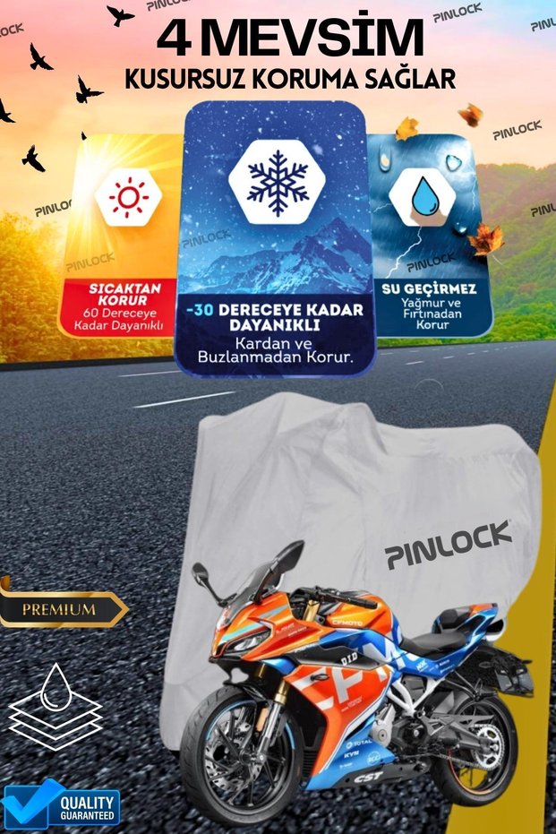 Cf 250 Sr Waterproof Durable Motorcycle Tarpaulin (WITH BUCKLE)