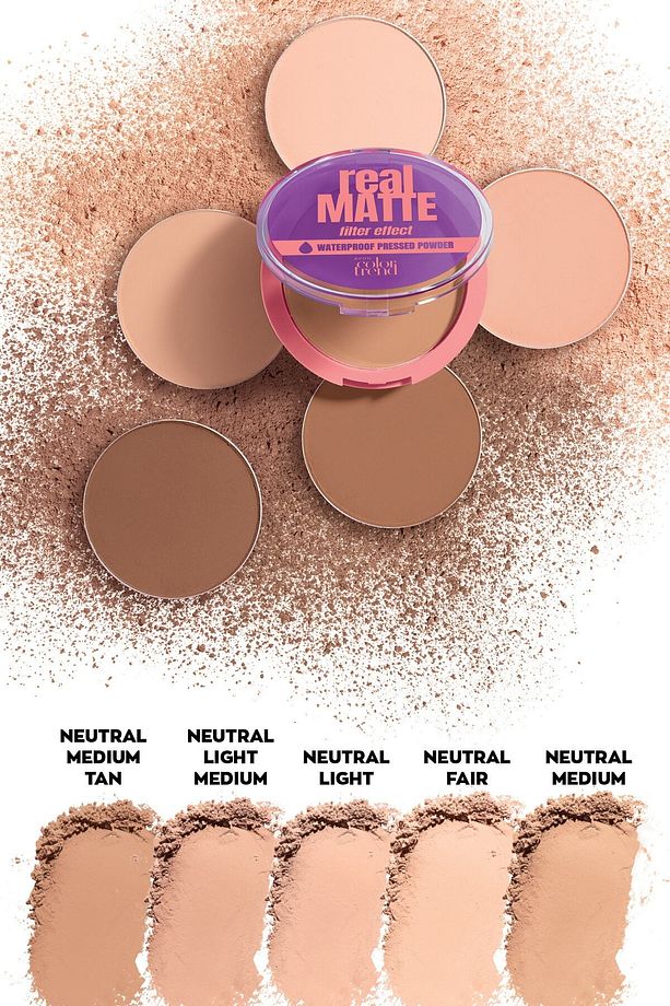 Color Trend Real Matte Filter Effect Mat Pudra Neutral Fair - 2
