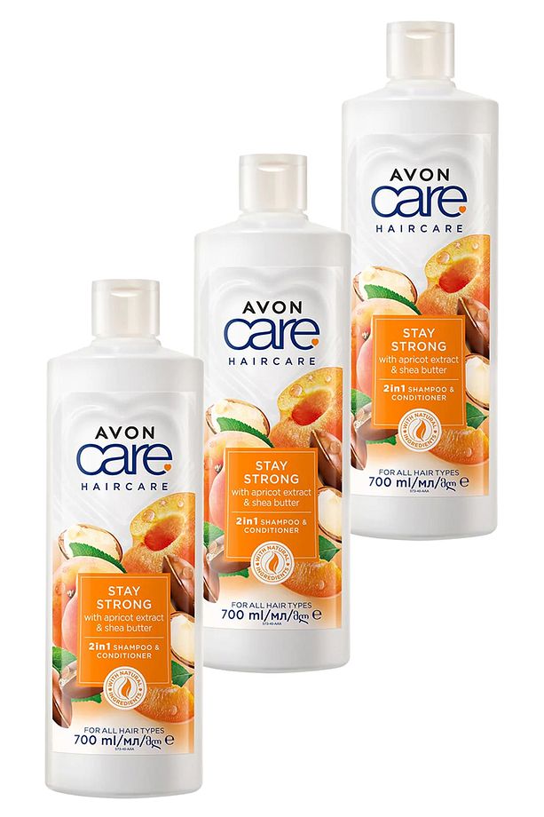 Care Kayısı Ve Shea Özü Şampuan Ve Saç Kremi 700 Ml. Üçlü Set - 1